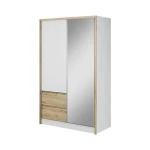 Garderobna omara z drsnimi vrati INGRID 130 . Drsna omara INGRID 130 je praktična in kvalitetna omara za shranjevanje vaših stvari. Dobavljiva je v več