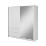 Garderobna omara z drsnimi vrati INGRID 200 . Drsna omara INGRID 200 je praktična in kvalitetna omara za shranjevanje vaših stvari. Dobavljiva je v več