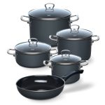 GARNITURA / SET POSODE RIESS 5 DELNA GREY DARK