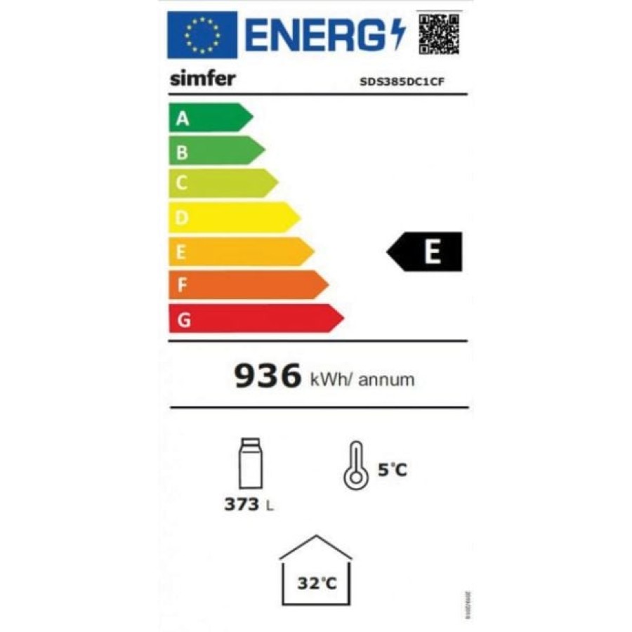 GOSTINSKA OPREMA SIMFER SDS385DC1CF HLADILNA VITRINA - slika 2