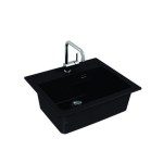 GRANITAL POMIVALNO KORITO ALVEUS ATROX 30, CARBON G91 590X500 MM - slika 7