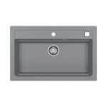 GRANITAL POMIVALNO KORITO ALVEUS ATROX 40, CONCRETE G81 790X500 MM