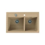 GRANITAL POMIVALNO KORITO ALVEUS ATROX 50, BEIGE G55 790X500 MM