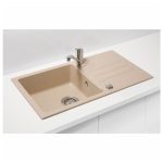 GRANITAL POMIVALNO KORITO ALVEUS GALAPAGOS 30, G55 BEIGE 770X430 MM - slika 6