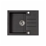 GRANITAL POMIVALNO KORITO ALVEUS ROCK 30, G91 CARBON 595X475 MM