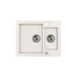 GRANITAL POMIVALNO KORITO ALVEUS ROCK 80, ARCTIC-G11 595X475 MM