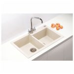 GRANITAL POMIVALNO KORITO ALVEUS ROCK 90, G11 ARCTIC 780X480 MM - slika 6