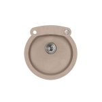 GRANITAL POMIVALNO KORITO ALVEUS ROLL 10, BEIGE-G55 FI 510 MM