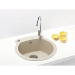 GRANITAL POMIVALNO KORITO ALVEUS ROLL 10, G22 TERRA 510X530 MM - slika 6