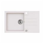 GRANITAL POMIVALNO KORITO KOVINOPLASTIKA LOŽ ROCK 130, G11 ARCTIC 780X480 MM