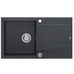 GRANITAL POMIVALNO KORITO QUADRON EVAN 111 ČRN DIAMANT
