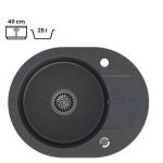 GRANITAL POMIVALNO KORITO QUADRON JOHNNY 216 ČRN - slika 7