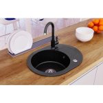 GRANITAL POMIVALNO KORITO QUADRON JOHNNY 216 ČRN - slika 9