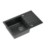 GRANITAL POMIVALNO KORITO QUADRON PETER 111 ČRN - slika 8