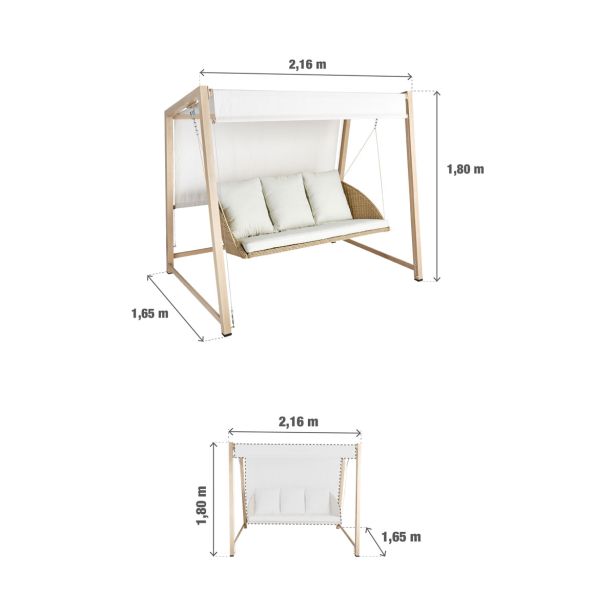 gugalnik-3p-medena-jeklo-z-ucinkom-lesa-pleteno-spunpoly-3467486-4 GUGALNIK 3P MEDENA JEKLO Z UČINKOM LESA PLETENO SPUNPOLY - slika 18