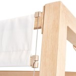 GUGALNIK 3P MEDENA JEKLO Z UČINKOM LESA PLETENO SPUNPOLY - slika 21