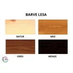 Jedilna klop AVA . Jedilna klop AVA je kakovostna, saj je narejena iz masivnega smrekovega lesa. Njen dizajn bo popestril vsak prostor. Jedilna klop je