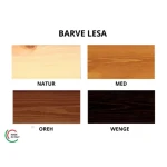 Jedilna kotna klop AVA . Jedilna kotna klop AVA je narejena iz masivnega smrekovega lesa. Klop ima tudi prostor za shranjevanje, postavitev določite sami