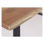 Jedilna miza ARTUR 200X95 . Jedilna miza ARTUR 200X95 je klasična ter naravnega videza. Mizna plošča je izdelana iz akacijevega lesa. Noge so izdelane iz