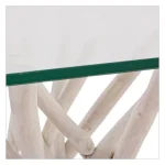 Jedilna miza C-VT SAHEL RETT 200X100 je narejena iz vej beljenega lesa. Mizna plošča je narejena iz kaljenega stekla. Miza hkrati modernega kakor tudi