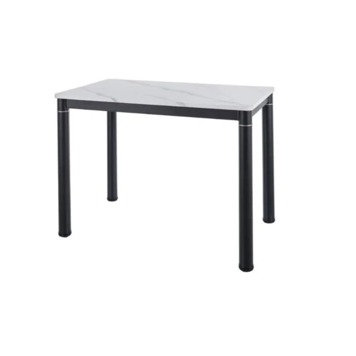 Jedilna miza DAMARAS 100/60 - bela Jedilna miza DAMARAS 100/60 - bela . Jedilna miza DAMARAS 100/60 - bela, je eleganten kos pohištva. Narejena je iz kakovostnih materialov. Zgornji del je