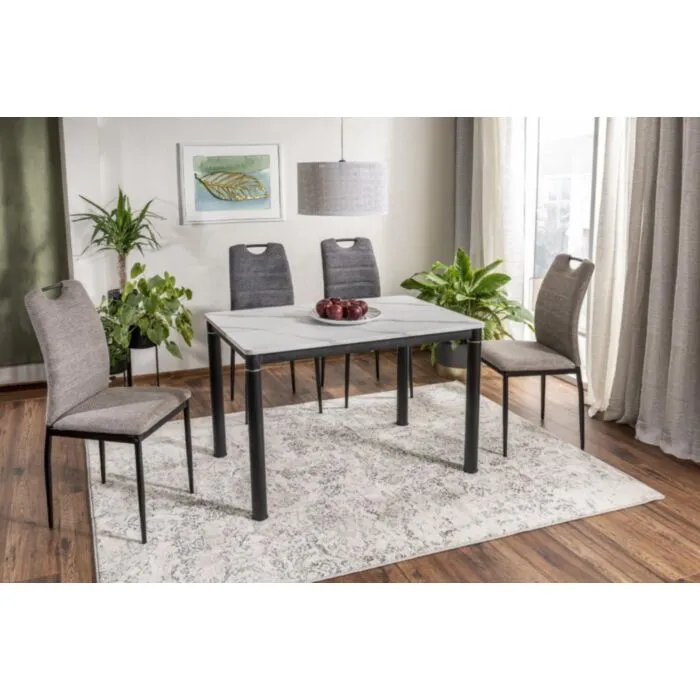 Jedilna miza DAMARAS 100/60 - bela Jedilna miza DAMARAS 100/60 - bela . Jedilna miza DAMARAS 100/60 - bela, je eleganten kos pohištva. Narejena je iz kakovostnih materialov. Zgornji del je