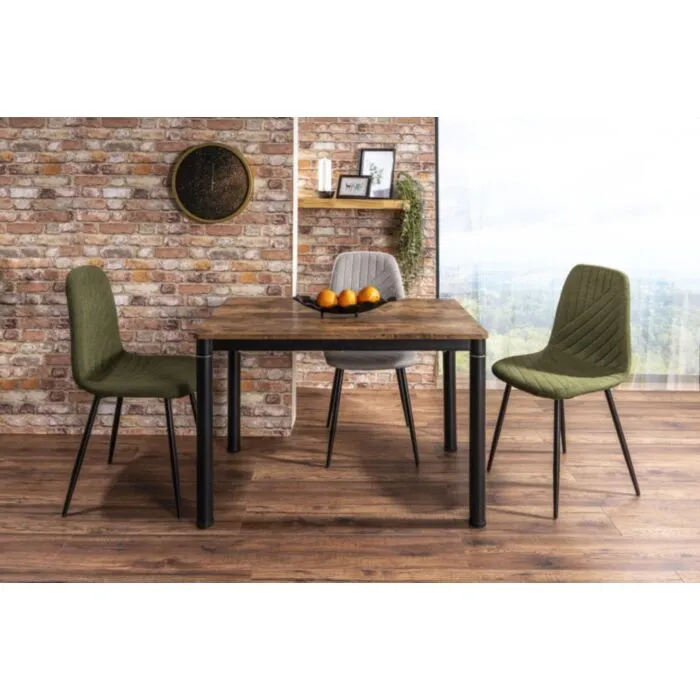 Jedilna miza DAMARAS 100/60 - oreh . Jedilna miza DAMARAS 100/60 - oreh, je eleganten kos pohištva. Narejena je iz kakovostnih materialov. Zgornji del je