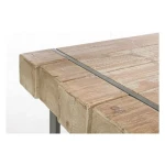 Jedilna miza GARRETT 200X90 . Jedilna miza GARRETT je sestavljena iz kovinskih nog, mizna plošča je v videzu lesa. Dimenzije: širina: 200cm globina: 90cm