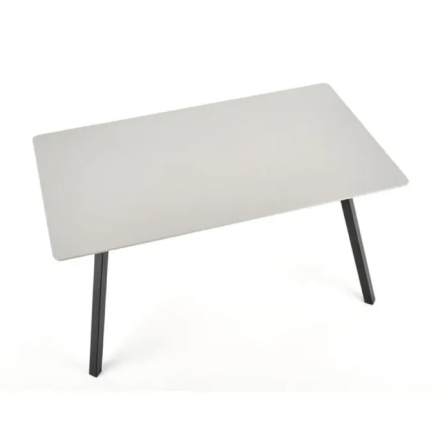 Jedilna miza GRAL . Jedilna miza GRAL je sodobnega in gladkega videza. Dimenzije: - D: 140 x G: 80 x V: 74 cm Material: - MDF / kovina Barve: - Siva / črna