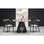 Jedilna miza JAGODKA . Jedilna miza JAGODKA, bo prinesla svežino in eleganco v vaš prostor. Narejena je iz kakovostnega MDF-ja, naravnega furnirja v hrast