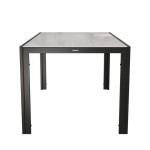 JEDILNA MIZA LYRA II FIX ALU STEKLO 160X90 ANTRACIT - slika 11