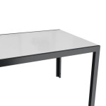 JEDILNA MIZA LYRA II FIX ALU STEKLO 160X90 ANTRACIT - slika 12