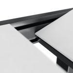 JEDILNA MIZA LYRA II GOR&DOL ALU STEKLO 90/160X90 ANTRACIT - slika 15