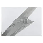 Jedilna miza MAY krom 160X90 . Jedillna miza MAY krom 160x90 je modernega dizajna. Noge so izdelane iz kromiranega jekla. Mizna plošča je izdelana iz