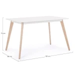 Jedilna miza MICHELANGELO 120X80 . Jedilna miza MICHELANGELO 120X80 je klasičnega dizajna. Noga je izdelana iz kvalitetnih materialov. Mizna plošča je