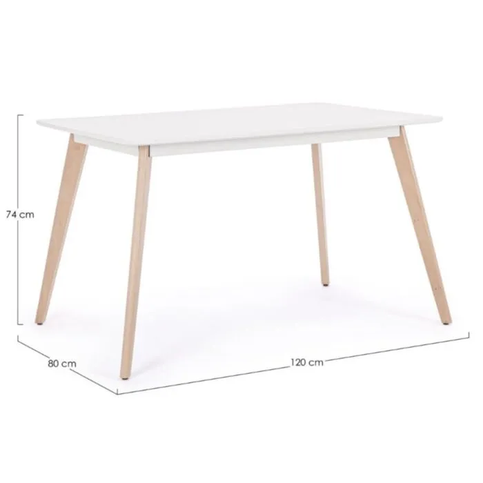 Jedilna miza MICHELANGELO 120X80 Jedilna miza MICHELANGELO 120X80 . Jedilna miza MICHELANGELO 120X80 je klasičnega dizajna. Noga je izdelana iz kvalitetnih materialov. Mizna plošča je