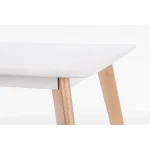 Jedilna miza MICHELANGELO 120X80 . Jedilna miza MICHELANGELO 120X80 je klasičnega dizajna. Noga je izdelana iz kvalitetnih materialov. Mizna plošča je