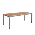 JEDILNA MIZA ORIS FIX ALU FSC EUCALYPTUS 200X90X75