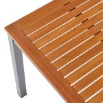 JEDILNA MIZA ORIS FIX ALU FSC EUCALYPTUS 200X90X75 - slika 9