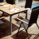 JEDILNA MIZA ORIS FIX ALU FSC EUCALYPTUS 200X90X75 - slika 11