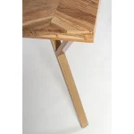 Jedilna miza RAIDA 180X90 . Jedilna miza RAIDA 180X90 ima mizno ploščo iz lesa ter jeklene noge. Dimenzije: širina: 180cm globina: 90cm višina: 76cm