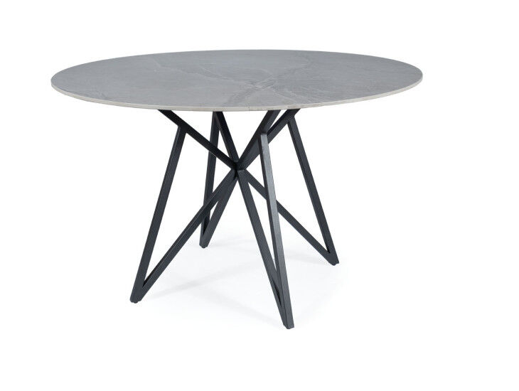 Jedilna miza RANO je modernega videza ter kvalitetne izdelave. Mizna plošča je narejena iz keramike v videzu marmorja, ki je na voljo v dveh različnih