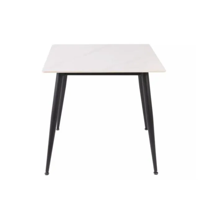 Jedilna miza RIONA Jedilna miza RIONA . Jedilna miza RIONA je elegantna in priročna jedilna miza, ki se prilega v vsak prostor. Mizna plošča je narejena iz kakovostne keramike