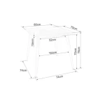 Jedilna miza RIONA . Jedilna miza RIONA je elegantna in priročna jedilna miza, ki se prilega v vsak prostor. Mizna plošča je narejena iz kakovostne keramike