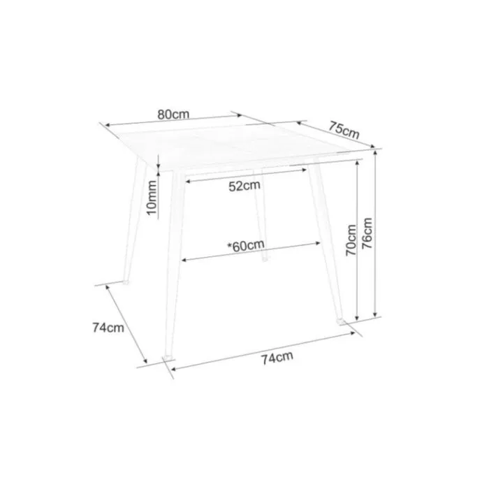 Jedilna miza RIONA Jedilna miza RIONA . Jedilna miza RIONA je elegantna in priročna jedilna miza, ki se prilega v vsak prostor. Mizna plošča je narejena iz kakovostne keramike