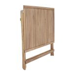 JEDILNA MIZA SOLIS ORIGAMI 114X70 AKACIJA - slika 7