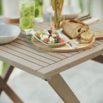 JEDILNA MIZA SOLIS ORIGAMI 70X70 AKACIJA - slika 14