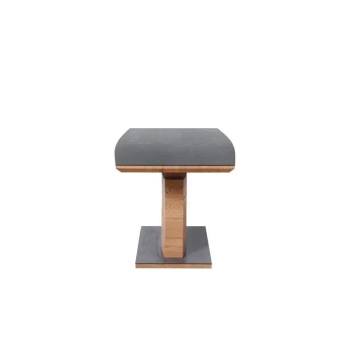 Jedilna raztegljiva miza KONRAD Jedilna raztegljiva miza KONRAD . Moderna miza KONRAD je dobavljiva v barvi zlatega hrasta, plošča mize in podnožje pa sta v temno sivi barvi. . Mizna