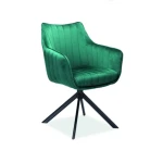 Jedilni stol AZIJA velvet . Vrtljivi jedilni stol AZIJA je eleganten, udoben in kakovosten. Vrtljiv je za 180 stopinj, kar omogoča enostavno uporabo in