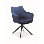 Jedilni stol AZIJA velvet . Vrtljivi jedilni stol AZIJA je eleganten, udoben in kakovosten. Vrtljiv je za 180 stopinj, kar omogoča enostavno uporabo in